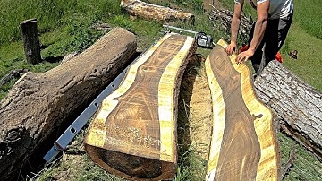 Woodworking: Milling lumber Slabs for Epoxy! Beautiful Walnut