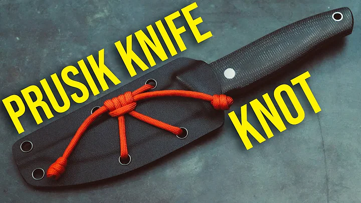3 Ways To Carry Fixed Blades With ONE Paracord Knot!