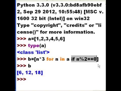 Python List Comprehension with Even Number Restriction - YouTube