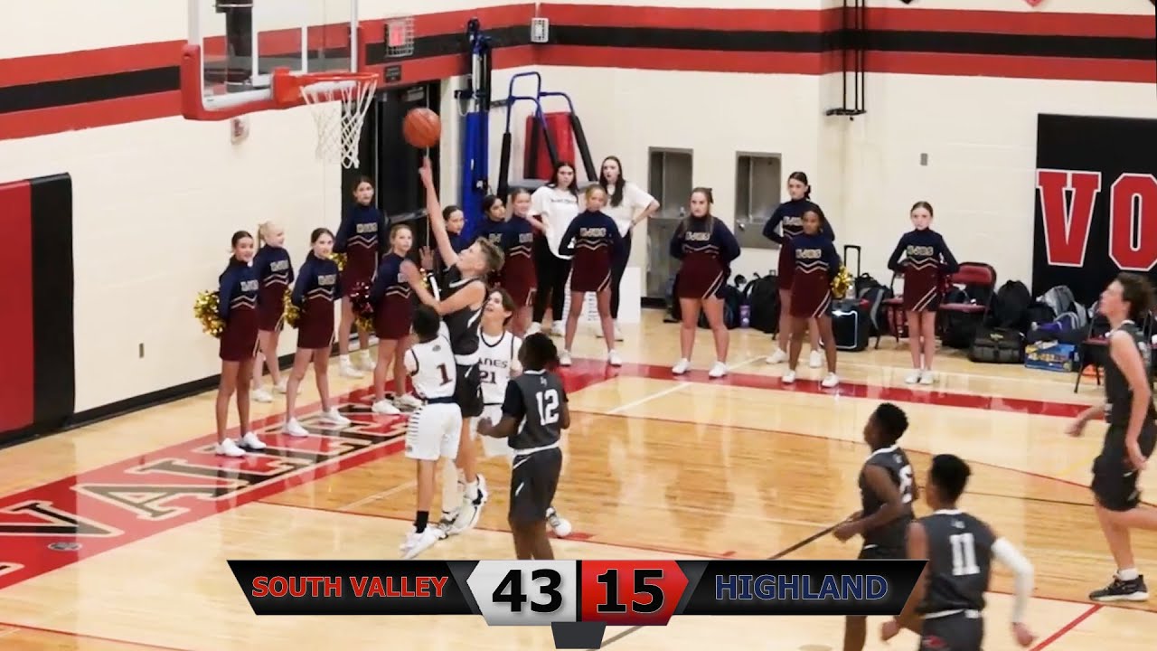 Nov 2, 2022 South Valley Junior High 7th Boys vs Highland Full Game