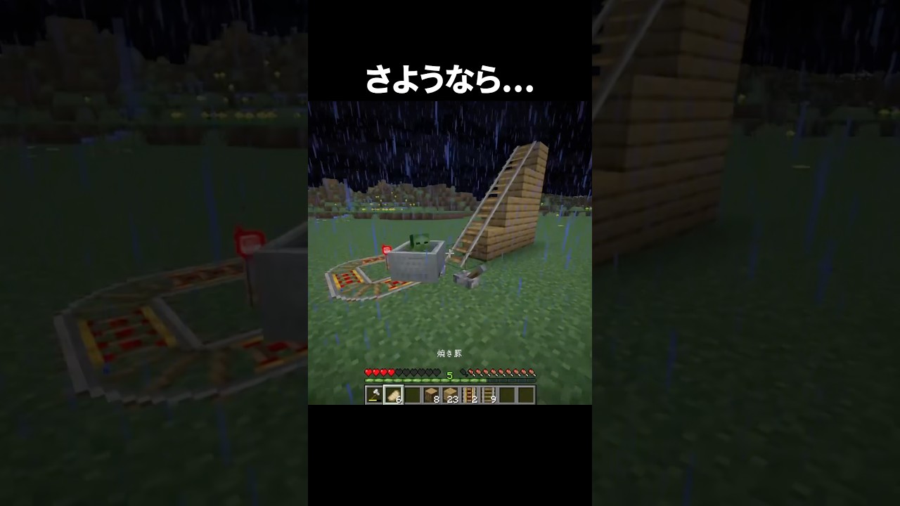 俺でなきゃ見逃しちゃうね#shorts #minecraft #マイクラ #マインクラフト