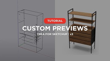 Thea for SketchUp v3 - Custom Previews for Thea Models