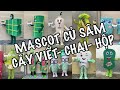 Mascot củ câm - mascot cây viết - mascot chai hộp