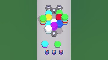 Hexa Sort 3D Puzzle Game #hexasort #shorts