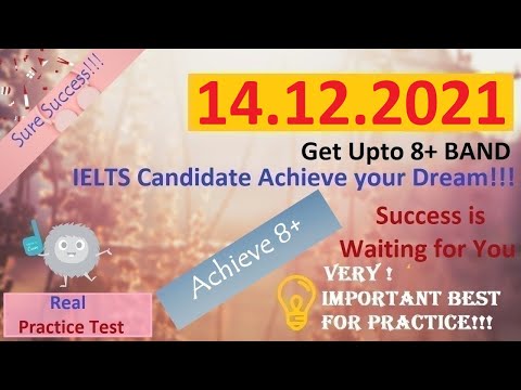 😘✌ NEW BRITISH COUNCIL IELTS LISTENING PRACTICE TEST 2021 WITH ANSWERS - 14.12.2021