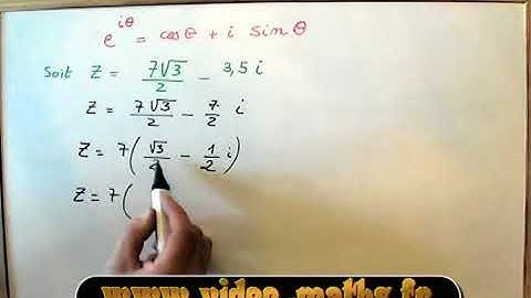 VIDEO MATHS : notation exponentielle d