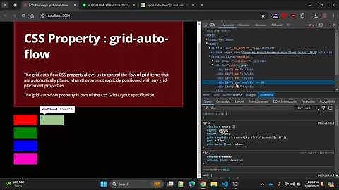CSS Property : grid-auto-flow explained !