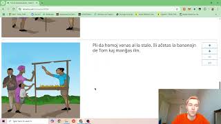 Banana Vendor Story   Beginner Comprehensible Esperanto