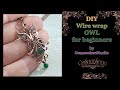 Transform wire into art beginners guide to crafting a unique owl pendant