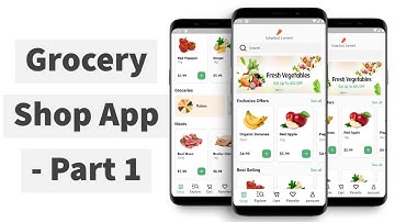 Grocery Shop eCommerce App - Flutter UI - Part 1 - Speed Code