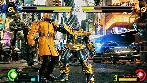 MARVEL VS CAPCOM: INFINITE  THANOS & VENOM VS NEMESIS & DORMAMMU