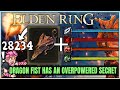 The Dragon Fist Has a GAME BREAKING Secret - MASSIVE Damage ALL STATUS Grafted Dragon - Elden Ring!