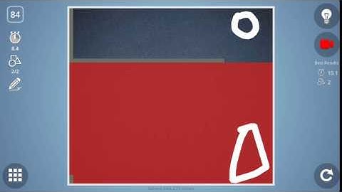 Check out how I solved level 84 in Brain It On! #BrainItOn