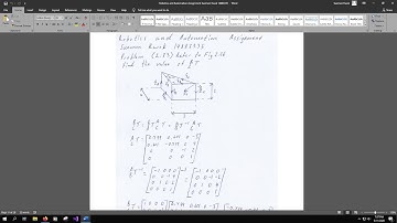 Robotics and Automation tutorial solution 2.33 Refer to Fig 2.26 Find the vale of B transformed of C