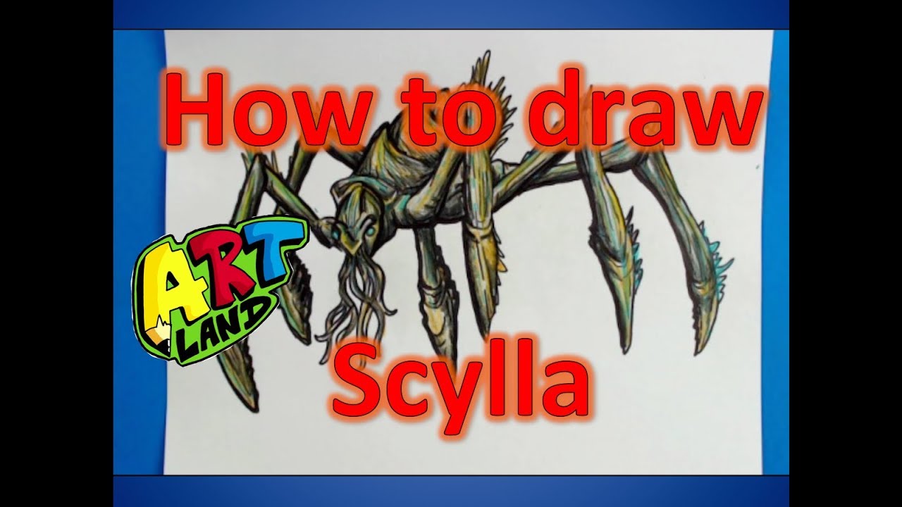 How To Draw Scylla From The Odyssey