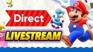 Lets Watch the Super Mario Bros. Wonder Nintendo Direct - LIVESTREAM