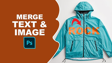 how to merge text and image in photoshop
