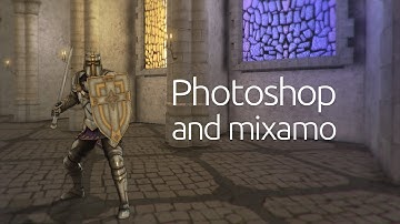 Use Mixamo 3D Animated Characters in Photoshop Projects