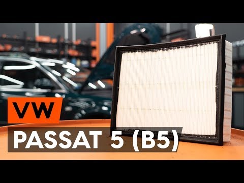 Kā nomainīt gaisa filtrs VW PASSAT 5 (B5) [AUTODOC VIDEOPAMĀCĪBA]