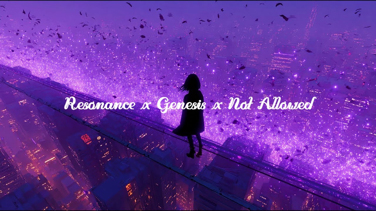Resonance x Genesis x Not Allowed but with rain 1H (Slowed&Reverb)