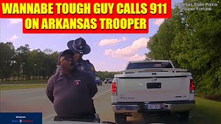 Wannabe Tough Guy Meets No Nonsense Arkansas State Trooper-Guess What Happened?