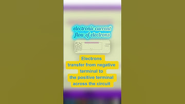 Electric current vs Electron flow #shorts
