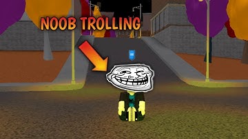 NOOB TROLLING - Super Power Training Simulator (ROBLOX)