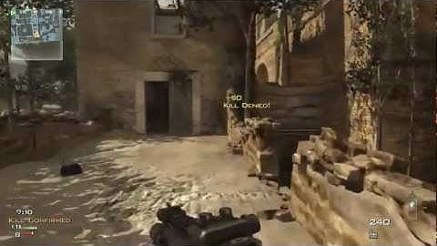 Call of Duty MW3 - Erosion Cross Map Nade