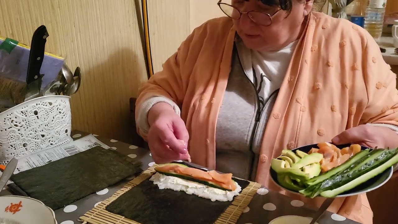 Домашние суши , очень вкусно