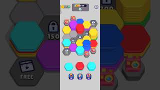 Hexa Sort-Level 108 NO BOOSTERS #hexasort #puzzlegame #puzzlegames