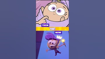 Poof THEN vs. NOW! ✨💜 | Fairly OddParents #shorts