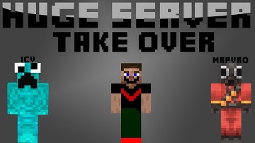 MINECRAFT GRIEFING - MASSIVE SERVER TAKE OVER! Mc.deadx.net!