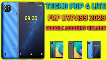 Tecno Pop 4 Lite BC1s FRP Bypass Without PC Android 10 2023 Easy Method Unlock Pin Pattern
