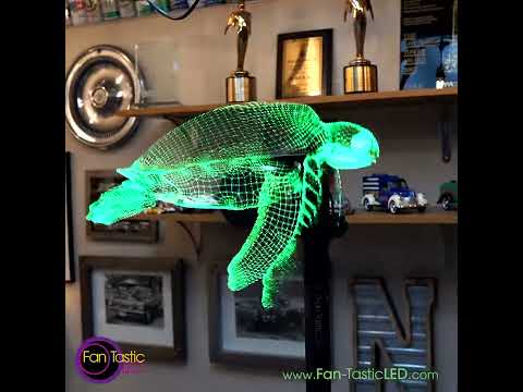 Fan TasticLED Sea Turtle Hologram