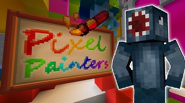 Minecraft - Hypixel - Pixel Painters NEW MINI GAME!