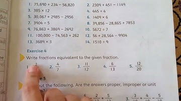 MATHS WISE,BOOK 4,CLASS 4,PG NO  2 & 3,CH NO  1 REVIEW AND ASSESS 1 EX NO 1 TO 8 SOLVED
