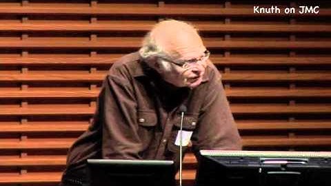 DEK Don E Knuth re JMC