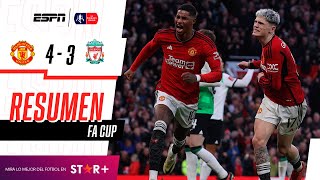 ¡REMONTADA ÉPICA DE LOS DIABLOS ROJOS PARA METERSE EN SEMIS! | Man. United 43 Liverpool | RESUMEN