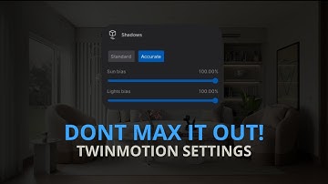 Be carefull with this setting - Twinmotion 2025.2