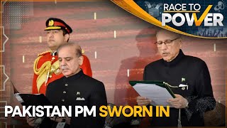 Shehbaz sharif takes oath as Pakistan's next prime minister | Race to Power