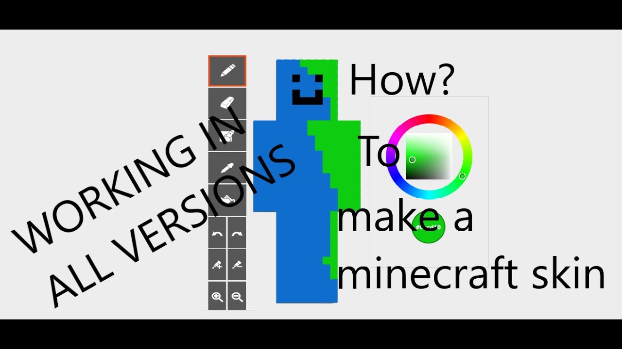 how to make a skin in minecraft(java) WORKING IN ALL VERSIONS YouTube