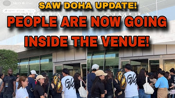 BREAKING: SB19 SAW DOHA, PEOPLE ARE NOW GOING INSIDE THE VENUE! | Esbi Updates