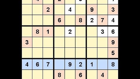 How to Solve New York Times Sudoku Hard November 8, 2021 - v1