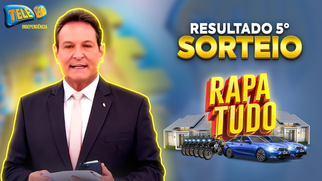 Confira o 5º Sorteio da Tele Sena de Independência 2022 (04/09/2022)