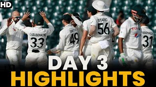 Highlights | Pakistan vs Australia | Day 3 | PCB | MM2L