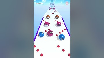 Ball Merge 2048 - All Levels iOS, Android Gameplay Walkthrough - Merge Balls Game #shorts