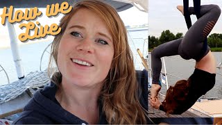The 6 SECRETS of our TINY HOUSE on the WATER. SAILING TWINGA Episode 7