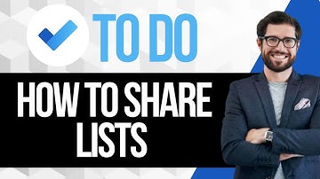 How to Share Lists in Microsoft To do