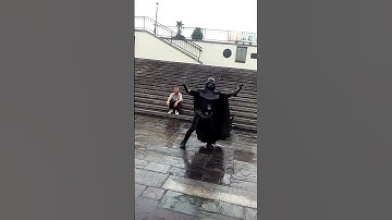 Darth Vader dancing in New Orleans