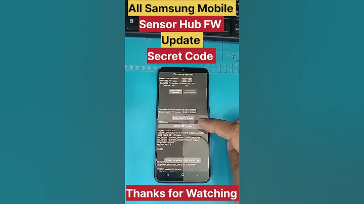 All Samsung Mobile Sensor Update Secret Code || Thanks for Watching || #youtubeshorts #shorts